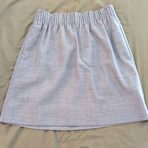J. Crew Light Gray A-Line Skirt